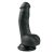 Godemichet noir réaliste 15 cm de EasyToys Dildo Collection